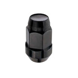 McGard Hex Lug Nut (Cone Seat Bulge Style) M14X1.5 / 22mm Hex / 1.945in. Length (4-Pack) - Black 