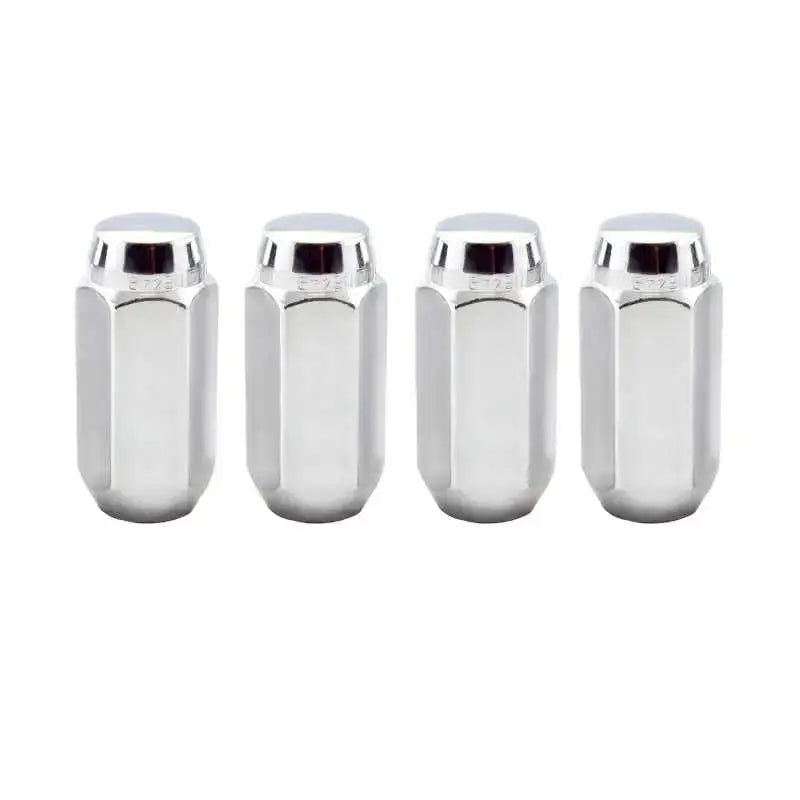 McGard Hex Lug Nut (Cone Seat) M14X1.5 / 13/16 Hex / 1.945in. Length (4-Pack) - Chrome 