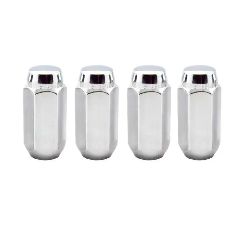 McGard Hex Lug Nut (Cone Seat) M14X1.5 / 13/16 Hex / 1.945in. Length (4-Pack) - Chrome 