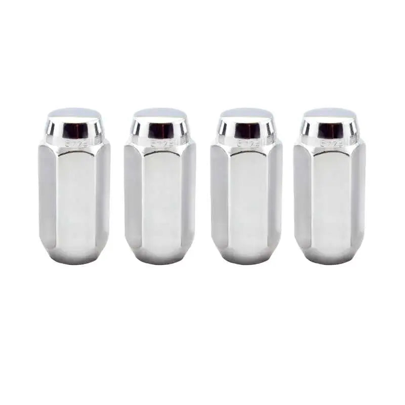 McGard Hex Lug Nut (Cone Seat) M14X1.5 / 13/16 Hex / 1.945in. Length (4-Pack) - Chrome 