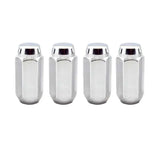 McGard Hex Lug Nut (Cone Seat) M14X1.5 / 13/16 Hex / 1.945in. Length (4-Pack) - Chrome 