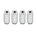 McGard Hex Lug Nut (Cone Seat) M14X1.5 / 13/16 Hex / 1.945in. Length (4-Pack) - Chrome - 64021