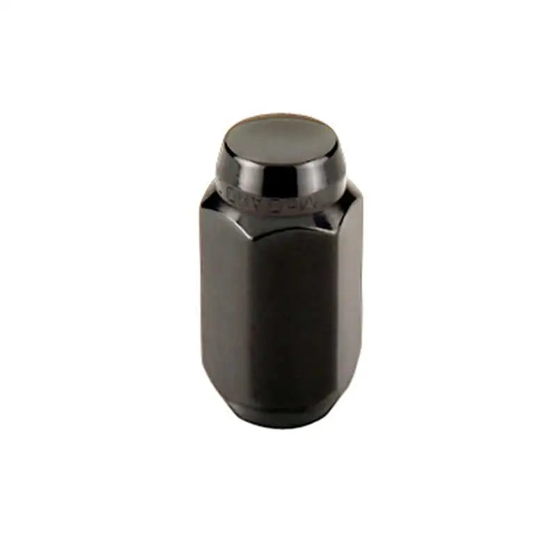 McGard Hex Lug Nut (Cone Seat) M14X1.5 / 22mm Hex / 1.635in. Length (4-Pack) - Black 