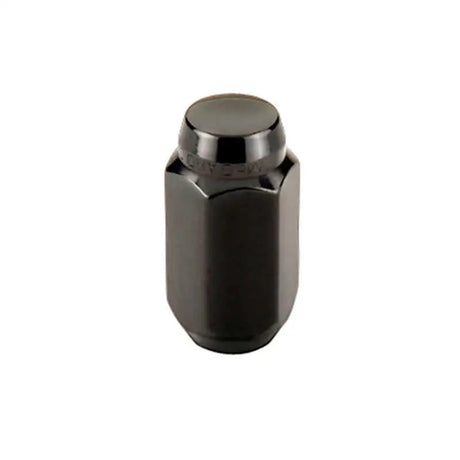 McGard Hex Lug Nut (Cone Seat) M14X1.5 / 22mm Hex / 1.635in. Length (4-Pack) - Black 