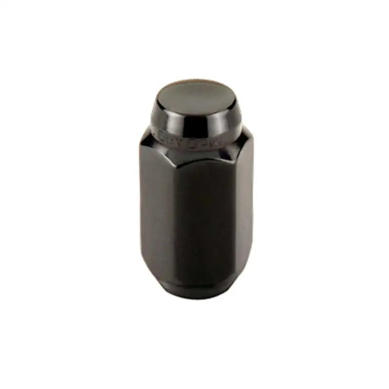 McGard Hex Lug Nut (Cone Seat) M14X1.5 / 22mm Hex / 1.635in. Length (4-Pack) - Black 
