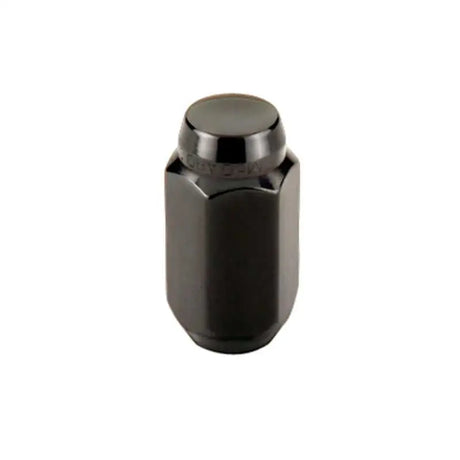 McGard Hex Lug Nut (Cone Seat) M14X1.5 / 22mm Hex / 1.635in. Length (4-Pack) - Black 