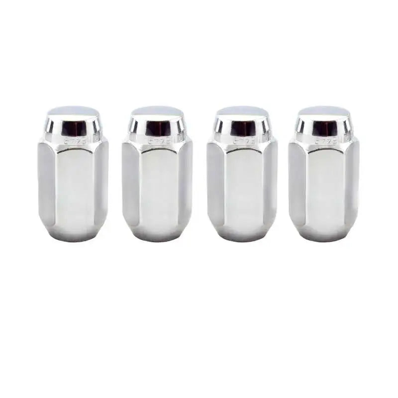 McGard Hex Lug Nut (Cone Seat) M14X1.5 / 22mm Hex / 1.635in. Length (4-Pack) - Chrome 