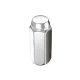 McGard Hex Lug Nut (Cone Seat) M14X1.5 / 22mm Hex / 1.945in. Length (4-Pack) - Chrome 
