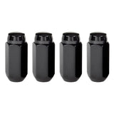 McGard Hex Lug Nut (Cone Seat) M14X1.5 / 22mm Hex / 1.945in. Length (4-Pack) - Black - 64024