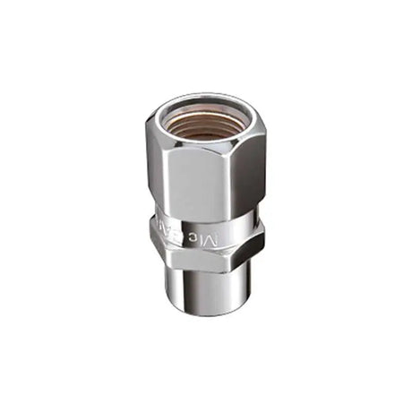 McGard Hex Lug Nut (Drag Racing Short Shank) M12X1.5 / 13/16 Hex / 1.6in. Length (4-Pack) - Chrome 