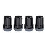 McGard SplineDrive Lug Nut (Cone Seat) M12X1.25 / 1.24in. Length (4-Pack) - Black (Req. Tool) 