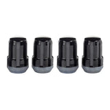 McGard SplineDrive Lug Nut (Cone Seat) M12X1.25 / 1.24in. Length (4-Pack) - Black (Req. Tool) - 65354BK
