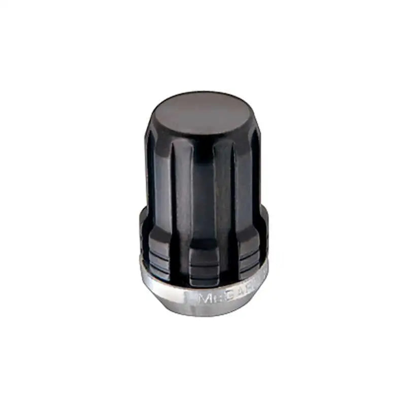 McGard SplineDrive Lug Nut (Cone Seat) M12X1.25 / 1.24in. Length (4-Pack) - Black (Req. Tool) 