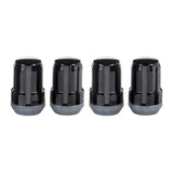 McGard SplineDrive Lug Nut (Cone Seat) M12X1.25 / 1.24in. Length (4-Pack) - Black (Req. Tool) 