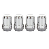 McGard SplineDrive Lug Nut (Cone Seat) M12X1.5 / 1.24in. Length (4-Pack) - Chrome (Req. Tool) - 65357