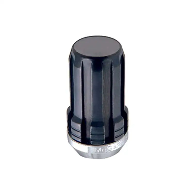 McGard SplineDrive Lug Nut (Cone Seat) M14X1.5 / 1.648in. Length (4-Pack) - Black (Req. Tool) 