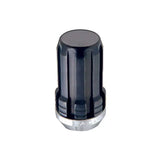 McGard SplineDrive Lug Nut (Cone Seat) M14X1.5 / 1.648in. Length (4-Pack) - Black (Req. Tool) 