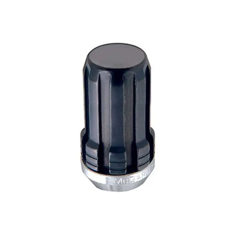 McGard SplineDrive Lug Nut (Cone Seat) M14X1.5 / 1.648in. Length (4-Pack) - Black (Req. Tool) 