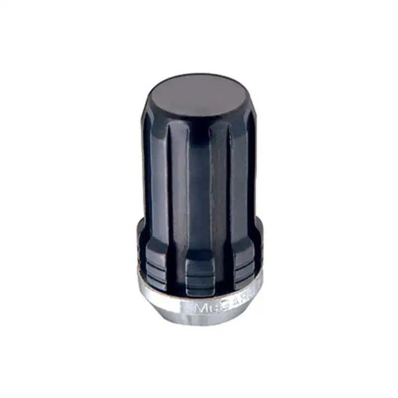 McGard SplineDrive Lug Nut (Cone Seat) M14X1.5 / 1.648in. Length (4-Pack) - Black (Req. Tool) 