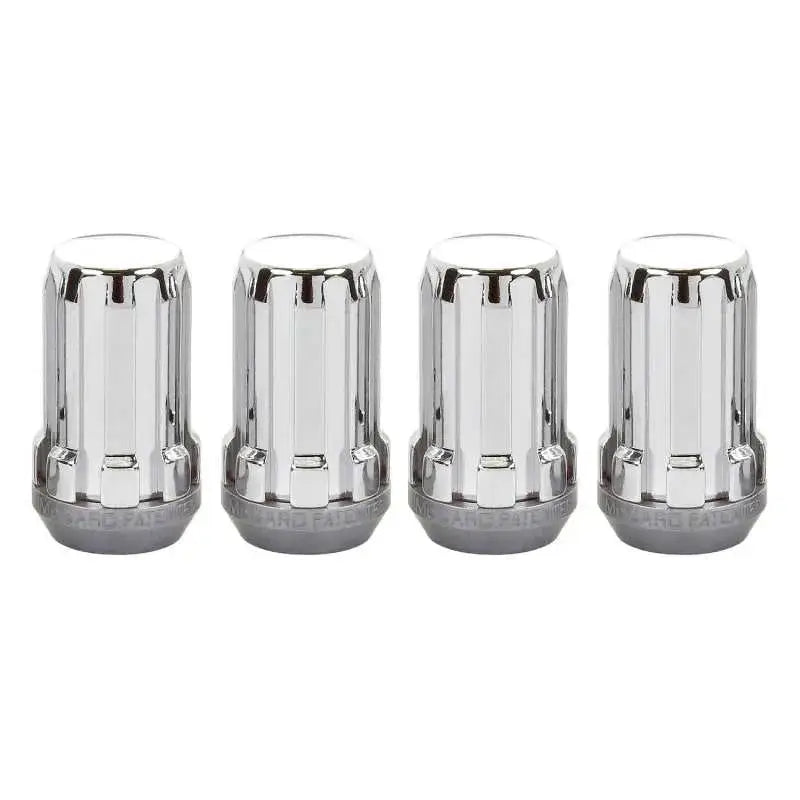 McGard SplineDrive Lug Nut (Cone Seat) M14X1.5 / 1.648in. Length (4-Pack) - Chrome (Req. Tool) 