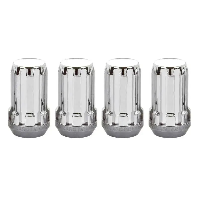 McGard SplineDrive Lug Nut (Cone Seat) M14X1.5 / 1.648in. Length (4-Pack) - Chrome (Req. Tool) 