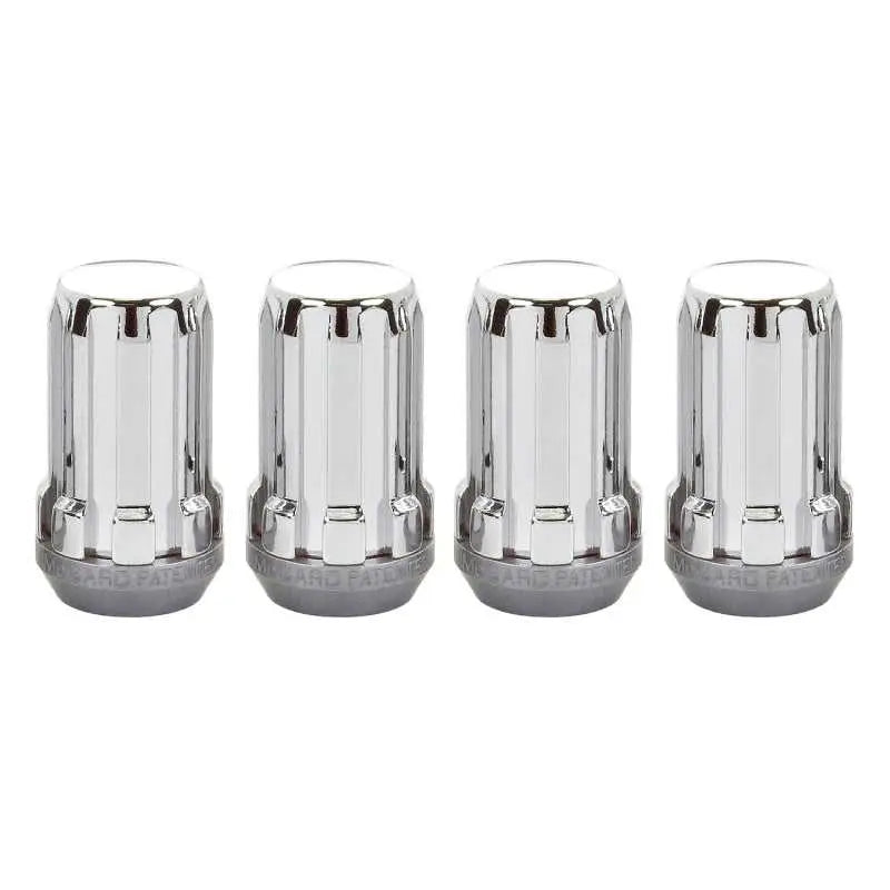 McGard SplineDrive Lug Nut (Cone Seat) M14X1.5 / 1.648in. Length (4-Pack) - Chrome (Req. Tool) 