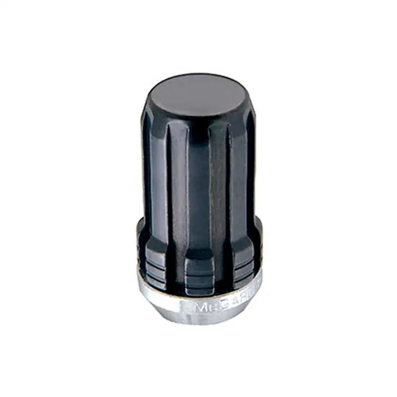 McGard SplineDrive Lug Nut (Cone Seat) M14X1.5 / 1.648in. Length (4-Pack) - Black (Req. Tool) 