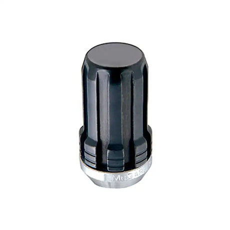 McGard SplineDrive Lug Nut (Cone Seat) M14X1.5 / 1.648in. Length (4-Pack) - Black (Req. Tool) 