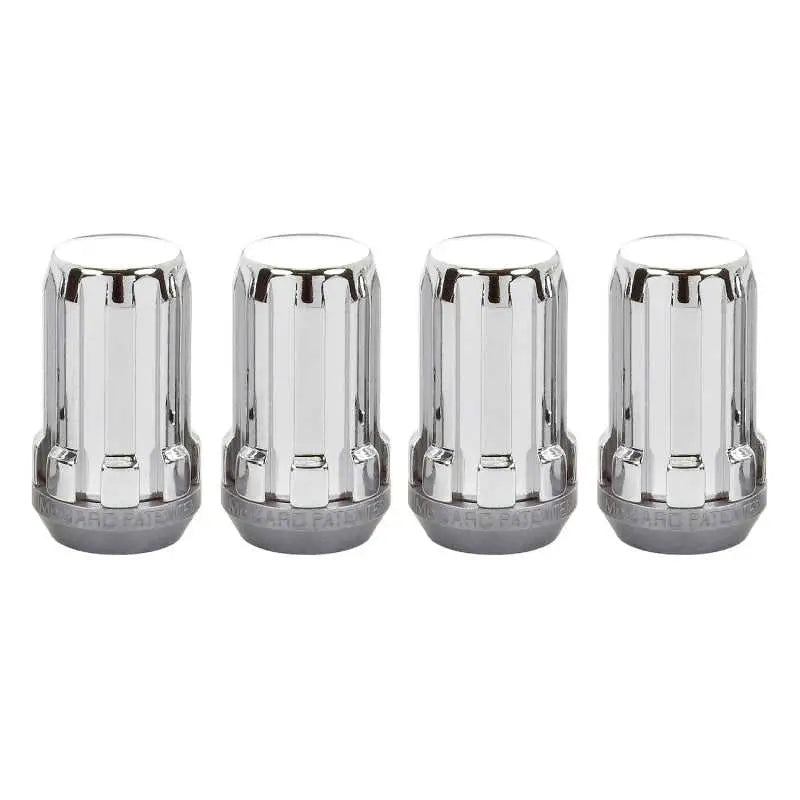 McGard SplineDrive Lug Nut (Cone Seat) M14X1.5 / 1.648in. Length (4-Pack) - Chrome (Req. Tool) 