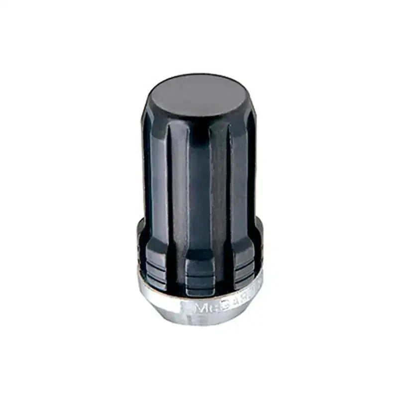 McGard SplineDrive Lug Nut (Cone Seat) M14X1.5 / 1.935in. Length (4-Pack) - Black (Req. Tool) 