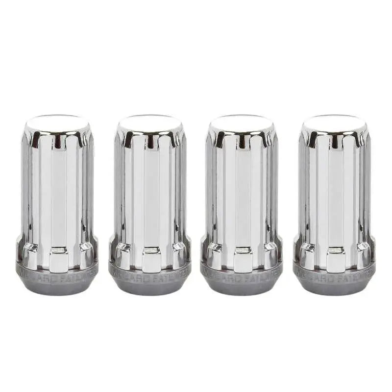 McGard SplineDrive Lug Nut (Cone Seat) M14X1.5 / 1.935in. Length (4-Pack) - Chrome (Req. Tool) 