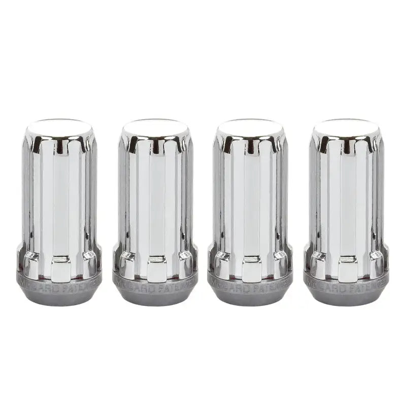McGard SplineDrive Lug Nut (Cone Seat) M14X1.5 / 1.935in. Length (4-Pack) - Chrome (Req. Tool) - 65310