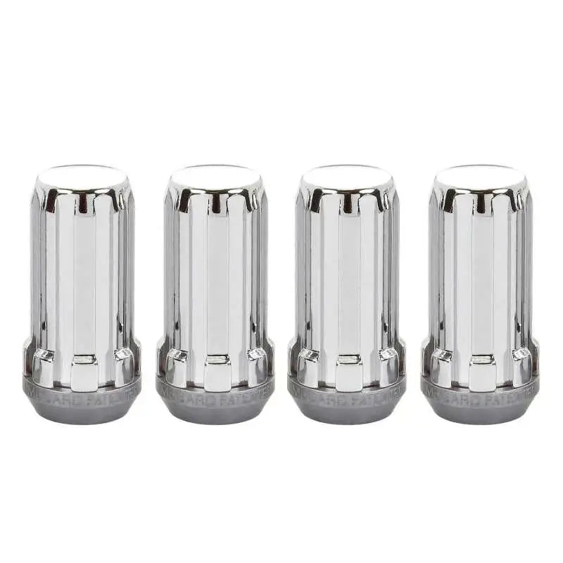 McGard SplineDrive Lug Nut (Cone Seat) M14X1.5 / 1.935in. Length (4-Pack) - Chrome (Req. Tool) 