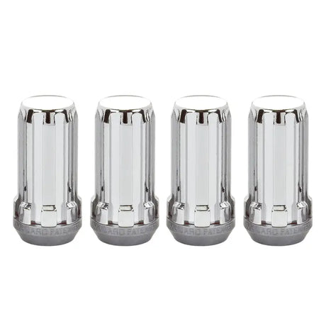 McGard SplineDrive Lug Nut (Cone Seat) M14X1.5 / 1.935in. Length (4-Pack) - Chrome (Req. Tool) - 65310