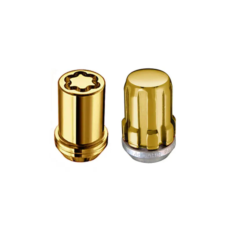 McGard 65554GD McGard SplineDrive Tuner 5 Lug Install Kit w/Locks & Tool (Cone) M12X1.25 / 13/16 Hex - Gold - 65554GD