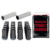 McGard SplineDrive Tuner 5 Lug Install Kit w/Locks & Tool (Cone) M14X1.5 / 22mm Hex - Blk - 65515BK