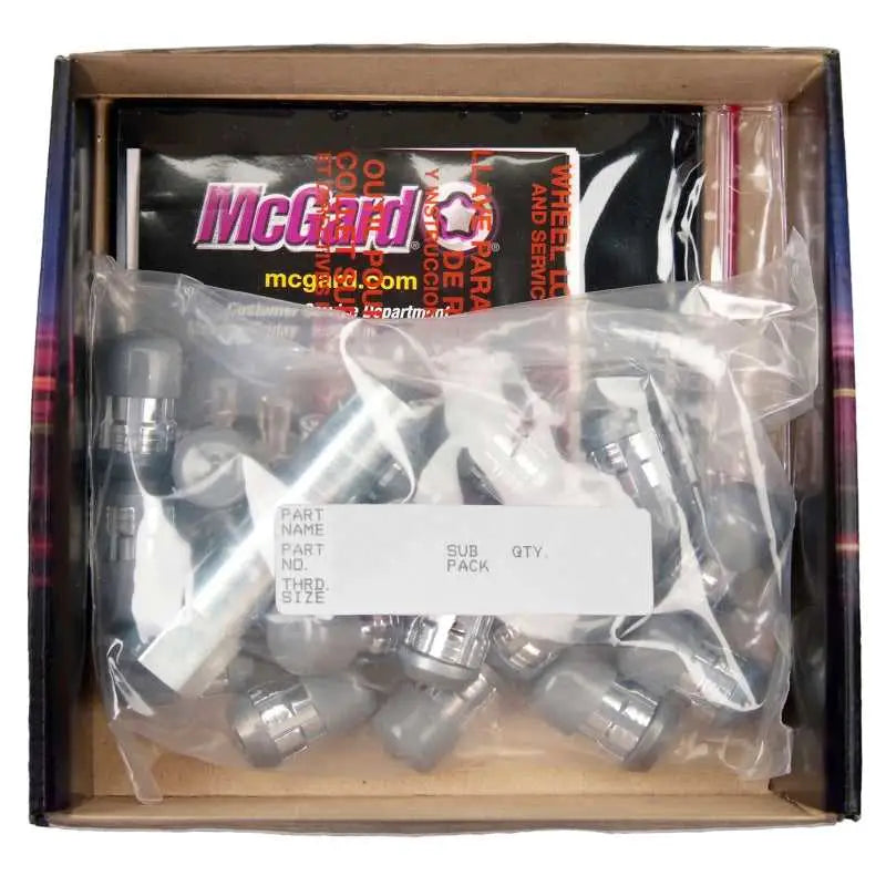 McGard SplineDrive Tuner 5 Lug Install Kit w/Tool (Cone) M12X1.25 / 13/16 Hex / 1.24in. L - Blue Cap 