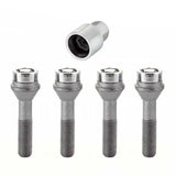 McGard Wheel Lock Bolt Set - 4pk. (Cone Seat) M12X1.5 / 17mm Hex / 49.2mm Shank Length - Chrome 