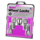 McGard Wheel Lock Bolt Set - 4pk. (Cone Seat) M12X1.5 / 17mm Hex / 49.2mm Shank Length - Chrome 