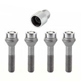 McGard Wheel Lock Bolt Set - 4pk. (Cone Seat) M12X1.5 / 17mm Hex / 49.2mm Shank Length - Chrome 