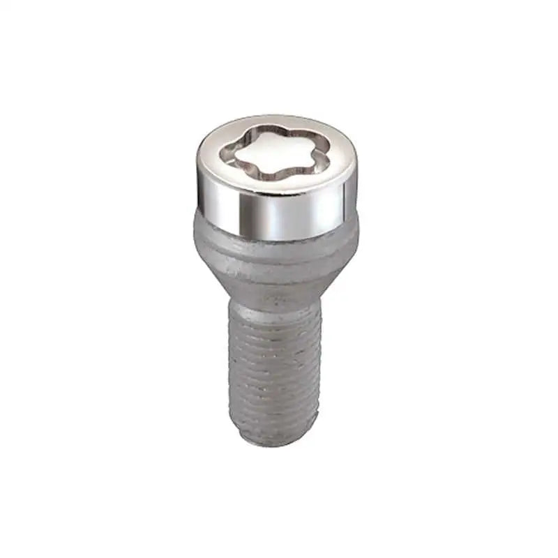 McGard Wheel Lock Bolt Set - 4pk. (Cone Seat) M14X1.25 / 17mm Hex / 27.3mm Shank Length - Chrome 