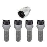 McGard Wheel Lock Bolt Set - 4pk. (Cone Seat) M14X1.5 / 17mm Hex / 31.0mm Shank Length - Black 