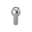 McGard Wheel Lock Bolt Set - 4pk. (Radius Seat) M14X1.5 / 17mm Hex / 26.7mm Shank Length - Chrome - 28018