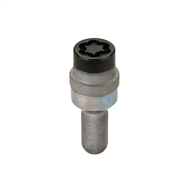 McGard Wheel Lock Bolt Set - 4pk. (Radius Seat) M14X1.5 / 17mm Hex / 28.2mm Shank Length - Black - 28320