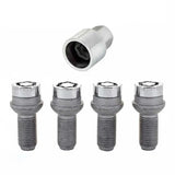 McGard Wheel Lock Bolt Set - 4pk. (Radius Seat) M14X1.5 / 17mm Hex / 27.0mm Shank Length - Chrome 
