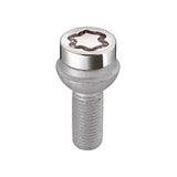 McGard Wheel Lock Bolt Set - 4pk. (Radius Seat) M14X1.5 / 17mm Hex / 26.7mm Shank Length - Chrome - 28018