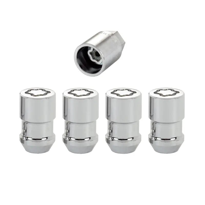 McGard 24132 McGard Wheel Lock Nut Set - 4pk. (Cone Seat) 7/16-20 / 3/4 Hex / 1.46in. Length - Chrome - 24132