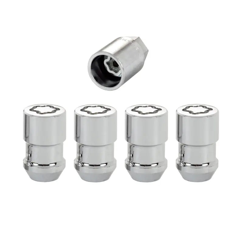 McGard 24132 McGard Wheel Lock Nut Set - 4pk. (Cone Seat) 7/16-20 / 3/4 Hex / 1.46in. Length - Chrome - 24132