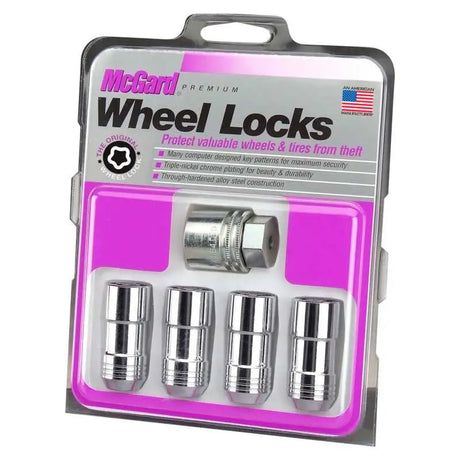 McGard Wheel Lock Nut Set - 4pk. (Cone Seat) 9/16-18 / 7/8 Hex / 1.765in. Length - Chrome 