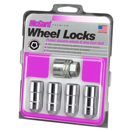 McGard Wheel Lock Nut Set - 4pk. (Cone Seat) 9/16-18 / 7/8 Hex / 1.765in. Length - Chrome 